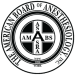 the amercian board of anesthesiology logo